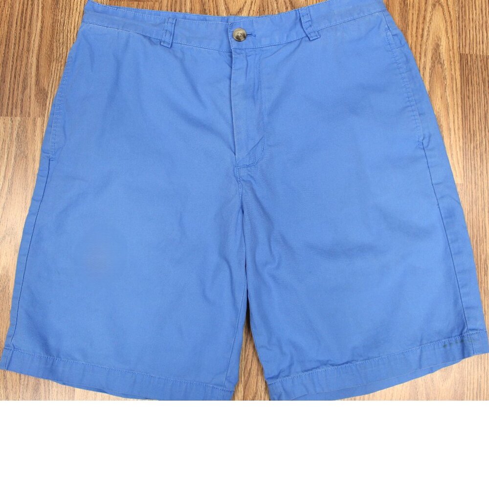 VINEYARD VINES CLUB SHORT REGULAR FIT 100% COTTON SHORTS LIGHT BLUE Sz 32